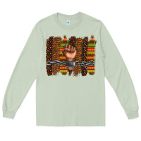 Matcha black history brushstroke Long Sleeve Tee - texasbilliewilder