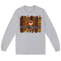 Moon Dust black history brushstroke Long Sleeve Tee - texasbilliewilder