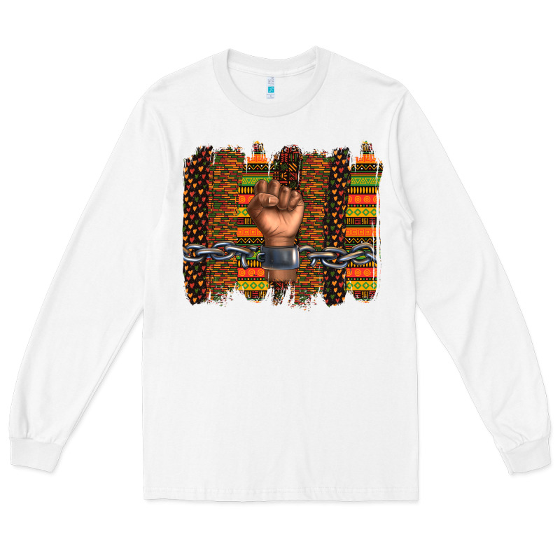Black History Brushstroke Long Sleeve Tee by texasbilliewilder | Teevron