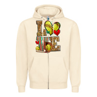 Sandshell love softball Zipper Hoodie - Zillion Design Studio
