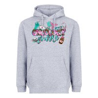 Heather Grey oncology nurse Heavyweight Hoodie - AdoDesignShop