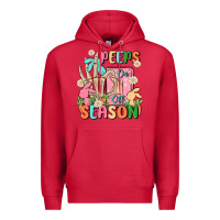 Cardinal peeps season mode on Premium Hoodie - MaliasSmallBusiness