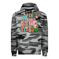 Slate Camo peeps season mode on Premium Hoodie - MaliasSmallBusiness