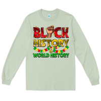 Matcha black history is world history Long Sleeve Tee - texasbilliewilder