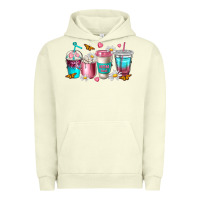 Pigment Pistachio mom fuel coffee cups Urban Hoodie - NancyCooperArtShop
