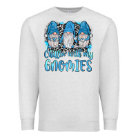 Oatmeal Heather chillin' with my gnomies Premium Sweatshirt - JahusDesignShop