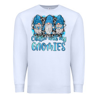 White chillin' with my gnomies Premium Sweatshirt - JahusDesignShop