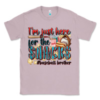 Lilac i'm just here for the snacks #baseball brother Classic Tee - Zillion Design Studio