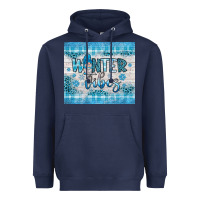 Navy winter vibes gnome Heavyweight Hoodie - JahusDesignShop
