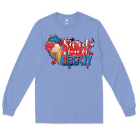 Colony Blue sweet land of liberty Long Sleeve Tee - Zillion Design Studio