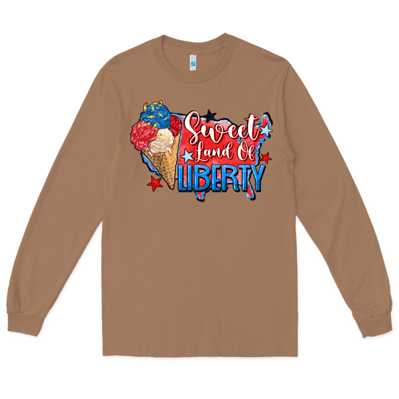 Sweet Land Of Liberty Long Sleeve Tee by Zillion Design Studio | Teevron