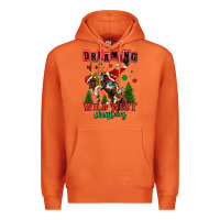 Carrot dreaming of a wild west christmas cowboy santa Premium Hoodie - MaliasSmallBusiness