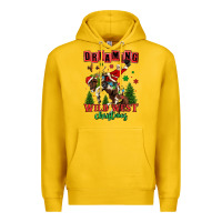 Lemon dreaming of a wild west christmas cowboy santa Premium Hoodie - MaliasSmallBusiness