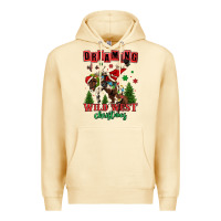 Pina Colada dreaming of a wild west christmas cowboy santa Premium Hoodie - MaliasSmallBusiness