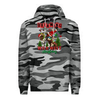 Slate Camo dreaming of a wild west christmas cowboy santa Premium Hoodie - MaliasSmallBusiness