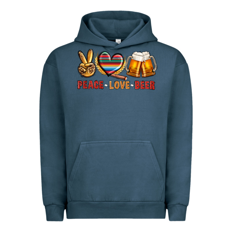 Peace Love Beer Urban Hoodie by NancyCooperArtShop | Teevron