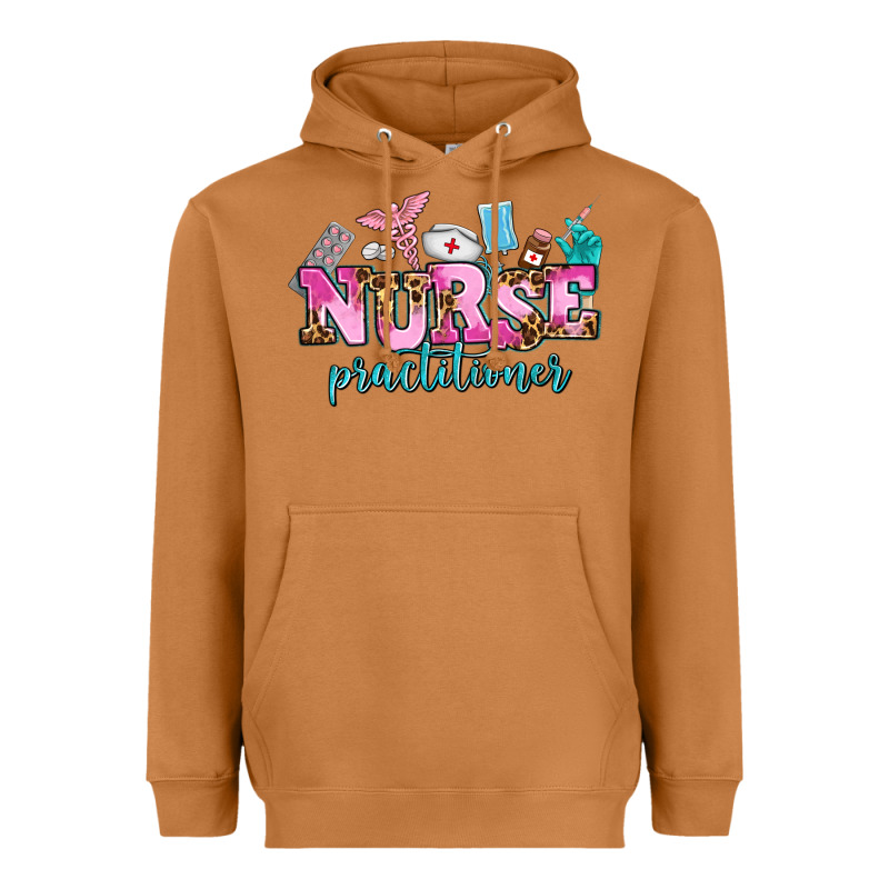 Nurse Practitioner Heavyweight Hoodie by AdoDesignShop | Teevron