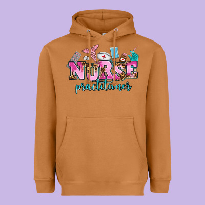 Nurse Practitioner Heavyweight Hoodie Designed By Adodesignshop