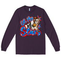 Plum oh my stars pig Long Sleeve Tee - Zillion Design Studio