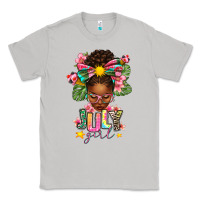 Moon Dust july girl afro woman summer Classic Tee - texasbilliewilder