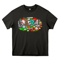 Asphalt baseball vibes Heavy Core Tee - CowhideDigitalArt