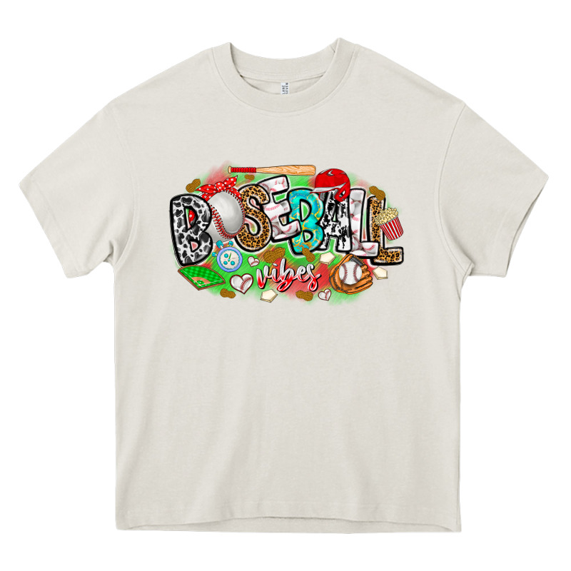 Baseball Vibes Heavy Core Tee by CowhideDigitalArt | Teevron