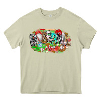 Mossy baseball vibes Heavy Core Tee - CowhideDigitalArt