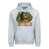 Heather Grey long live cowgirls Urban Hoodie - NancyCooperArtShop