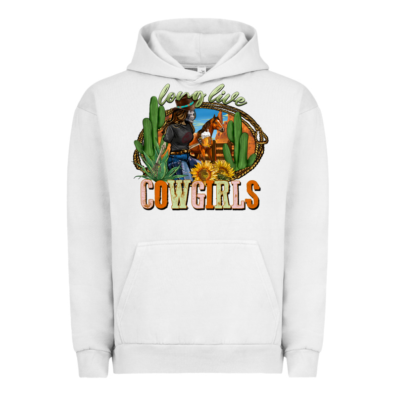Long Live Cowgirls Urban Hoodie by NancyCooperArtShop | Teevron