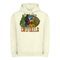 Pigment Pistachio long live cowgirls Urban Hoodie - NancyCooperArtShop