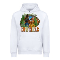 White long live cowgirls Urban Hoodie - NancyCooperArtShop