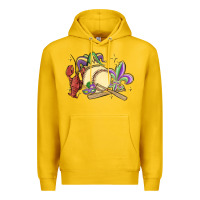 Lemon mardi gras baseball Premium Hoodie - MaliasSmallBusiness
