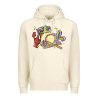 Sandshell mardi gras baseball Premium Hoodie - MaliasSmallBusiness