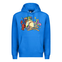 True Royal mardi gras baseball Premium Hoodie - MaliasSmallBusiness