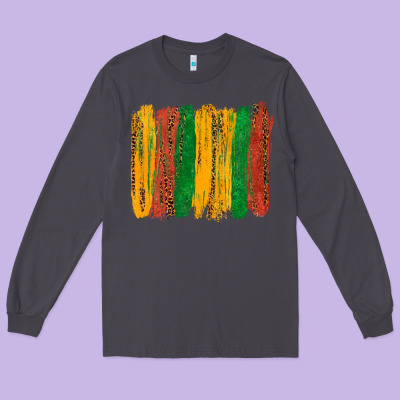 Long Sleeve Tee black history brushstroke