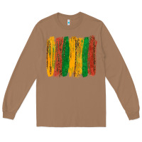 Toasted Coconut black history brushstroke Long Sleeve Tee - texasbilliewilder
