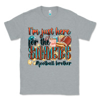 Heather Grey i'm just here for the snacks #american football br Classic Tee - Zillion Design Studio