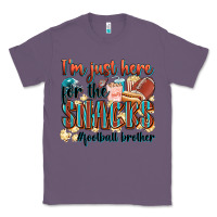 Lavender i'm just here for the snacks #american football br Classic Tee - Zillion Design Studio