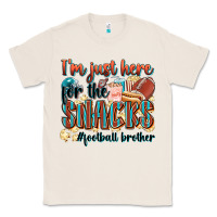 Natural i'm just here for the snacks #american football br Classic Tee - Zillion Design Studio