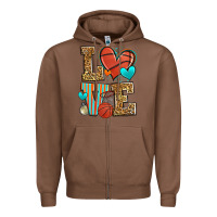 Chestnut love basketball Zipper Hoodie - Zillion Design Studio
