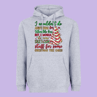 Sketchy Stuff For Some Christmas Tree Cakes Heavyweight Hoodie Designed By Jahusdesignshop