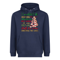 Navy sketchy stuff for some christmas tree cakes Heavyweight Hoodie - JahusDesignShop