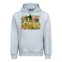 Heather Grey plantaholic Urban Hoodie - NancyCooperArtShop