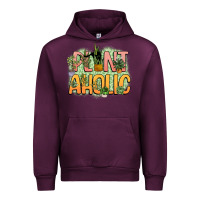 Mauve Wine plantaholic Urban Hoodie - NancyCooperArtShop