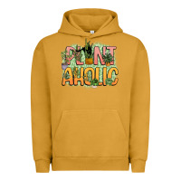Pigment Peanut Butter plantaholic Urban Hoodie - NancyCooperArtShop