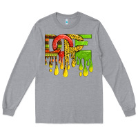 Heather Grey black history juneteenth dope Long Sleeve Tee - texasbilliewilder