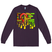 Plum black history juneteenth dope Long Sleeve Tee - texasbilliewilder