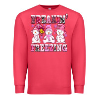 Cardinal freaking freezing with Snowmans Premium Sweatshirt - AdoDesignShop
