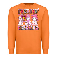 Carrot freaking freezing with Snowmans Premium Sweatshirt - AdoDesignShop