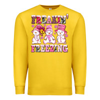 Lemon freaking freezing with Snowmans Premium Sweatshirt - AdoDesignShop